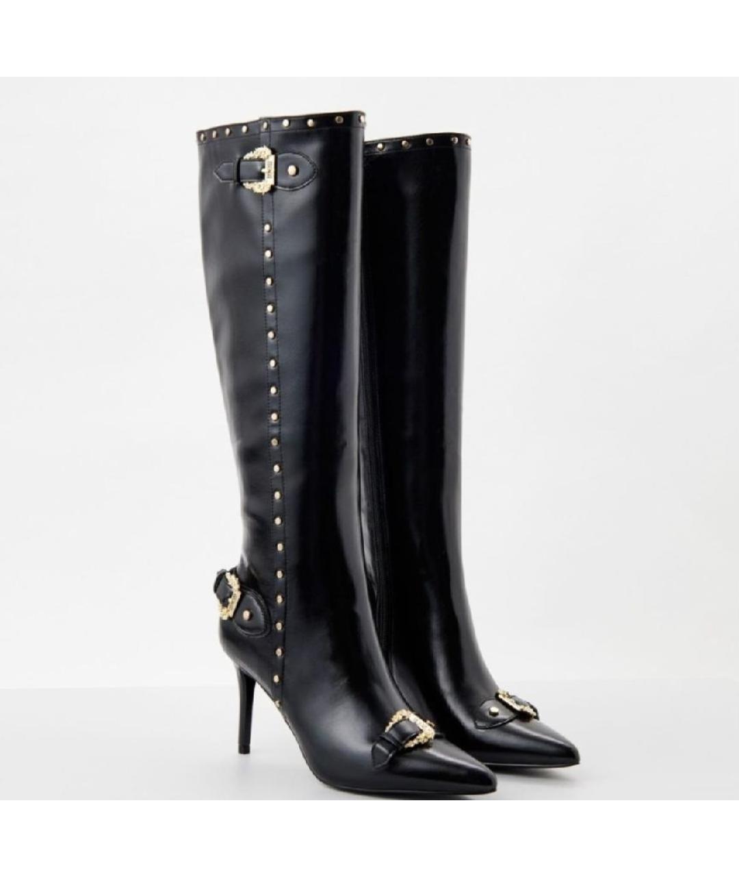 VERSACE JEANS COUTURE Черные сапоги, фото 2