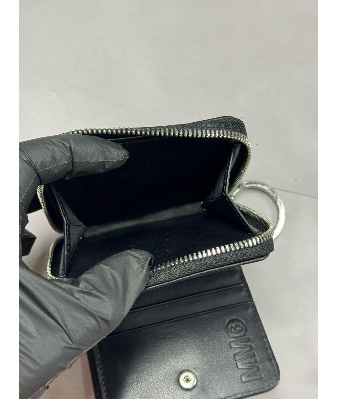 MM6 MAISON MARGIELA Антрацитовый кошелек, фото 6