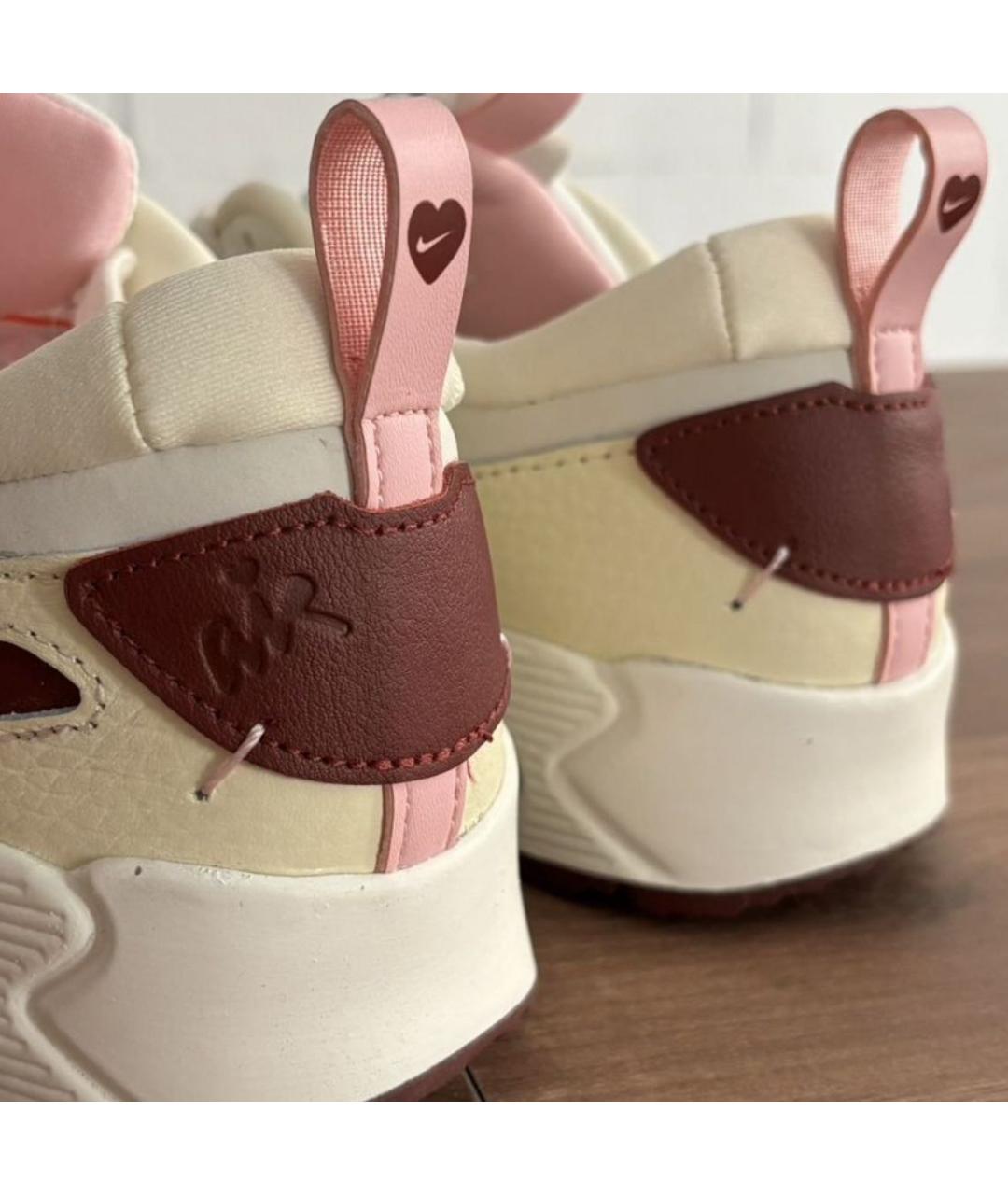 NIKE Розовые кожаные кроссовки, фото 2