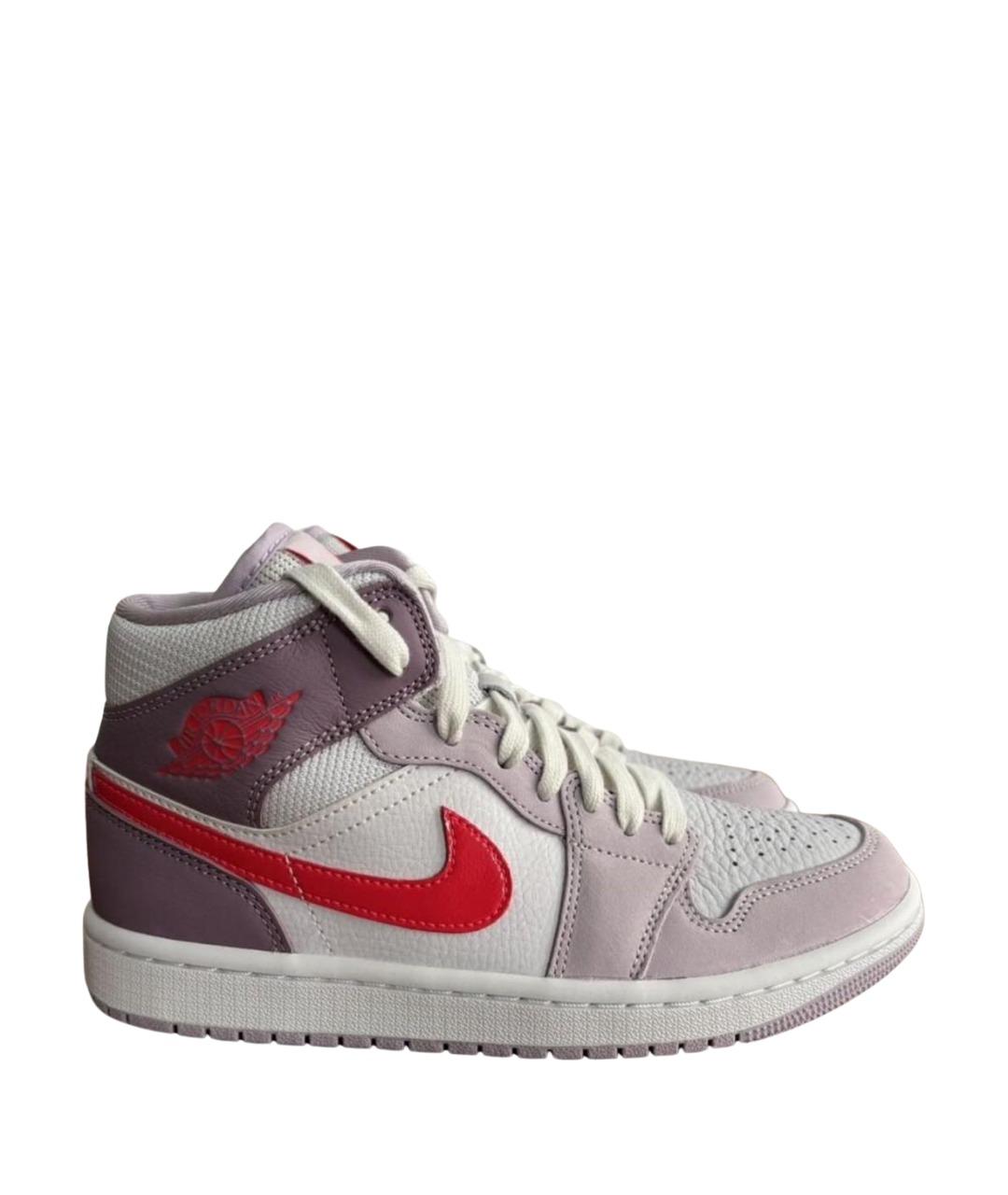 NIKE Розовые кожаные кроссовки, фото 1