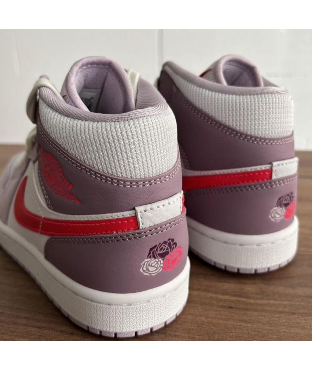 NIKE Розовые кожаные кроссовки, фото 2