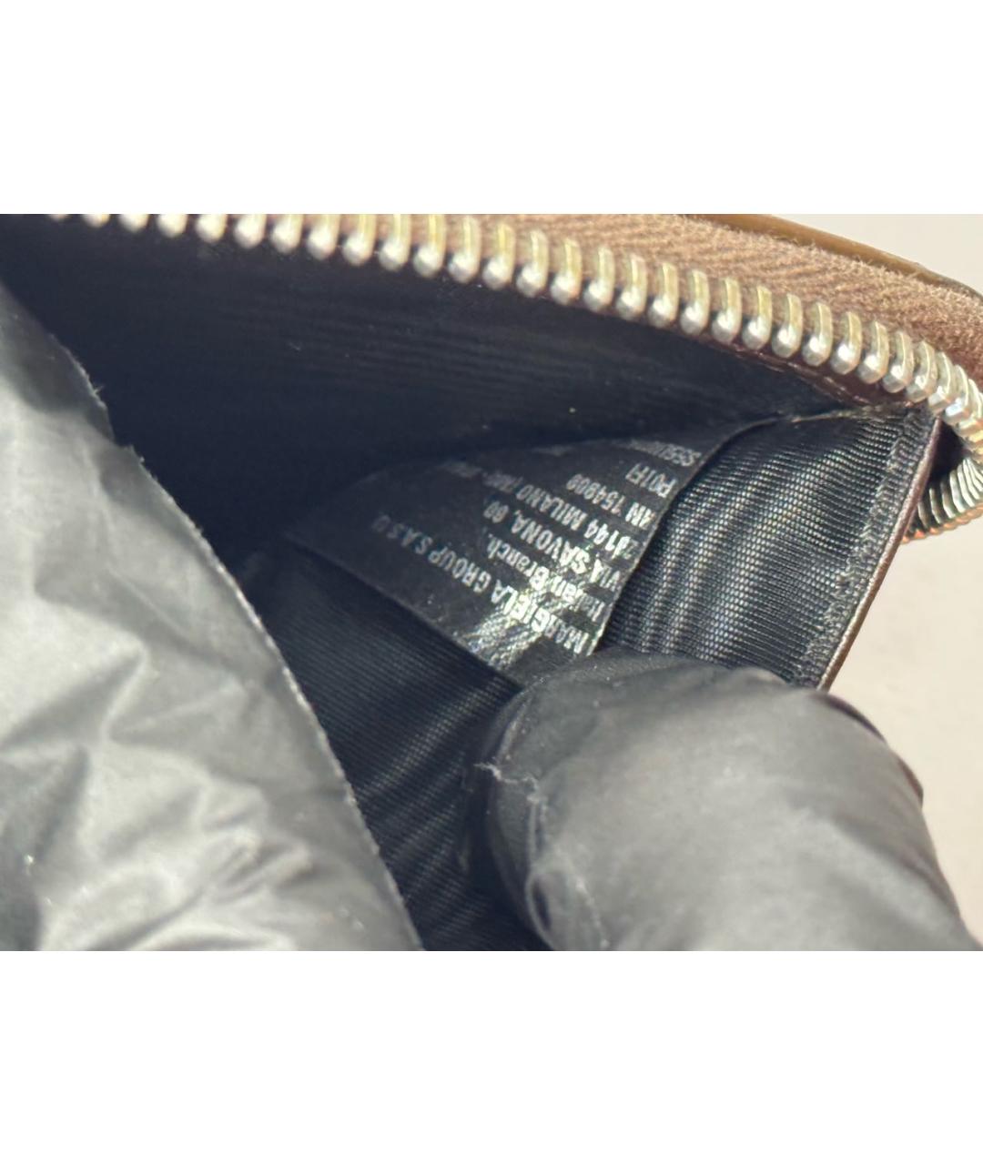 MAISON MARGIELA Коричневый кошелек из лакированной кожи, фото 8