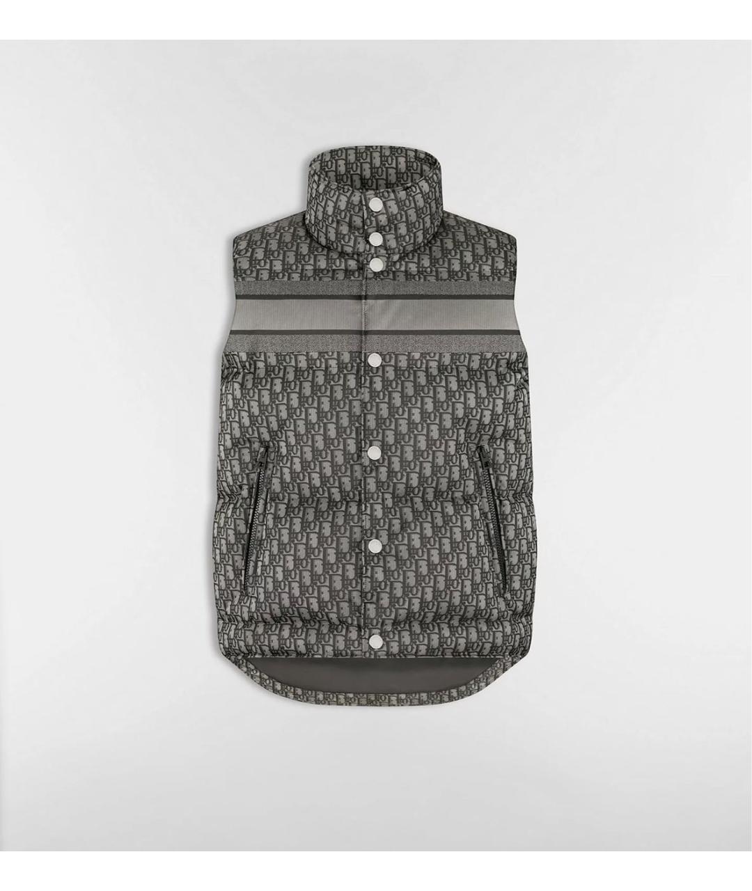 CHRISTIAN DIOR Серый полиэстеровый жилет, фото 3