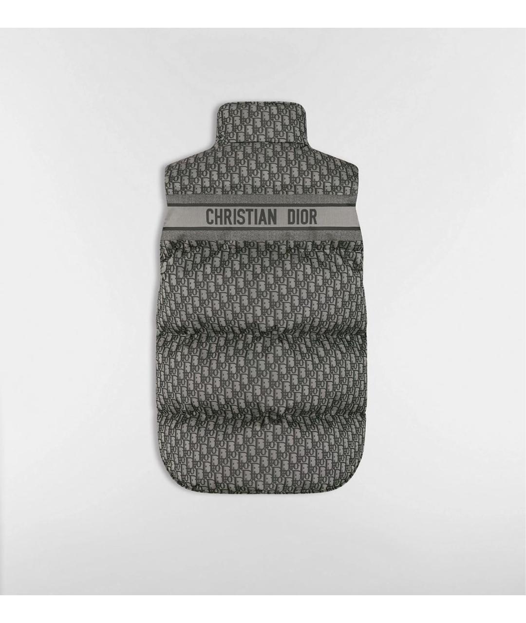 CHRISTIAN DIOR Серый полиэстеровый жилет, фото 2
