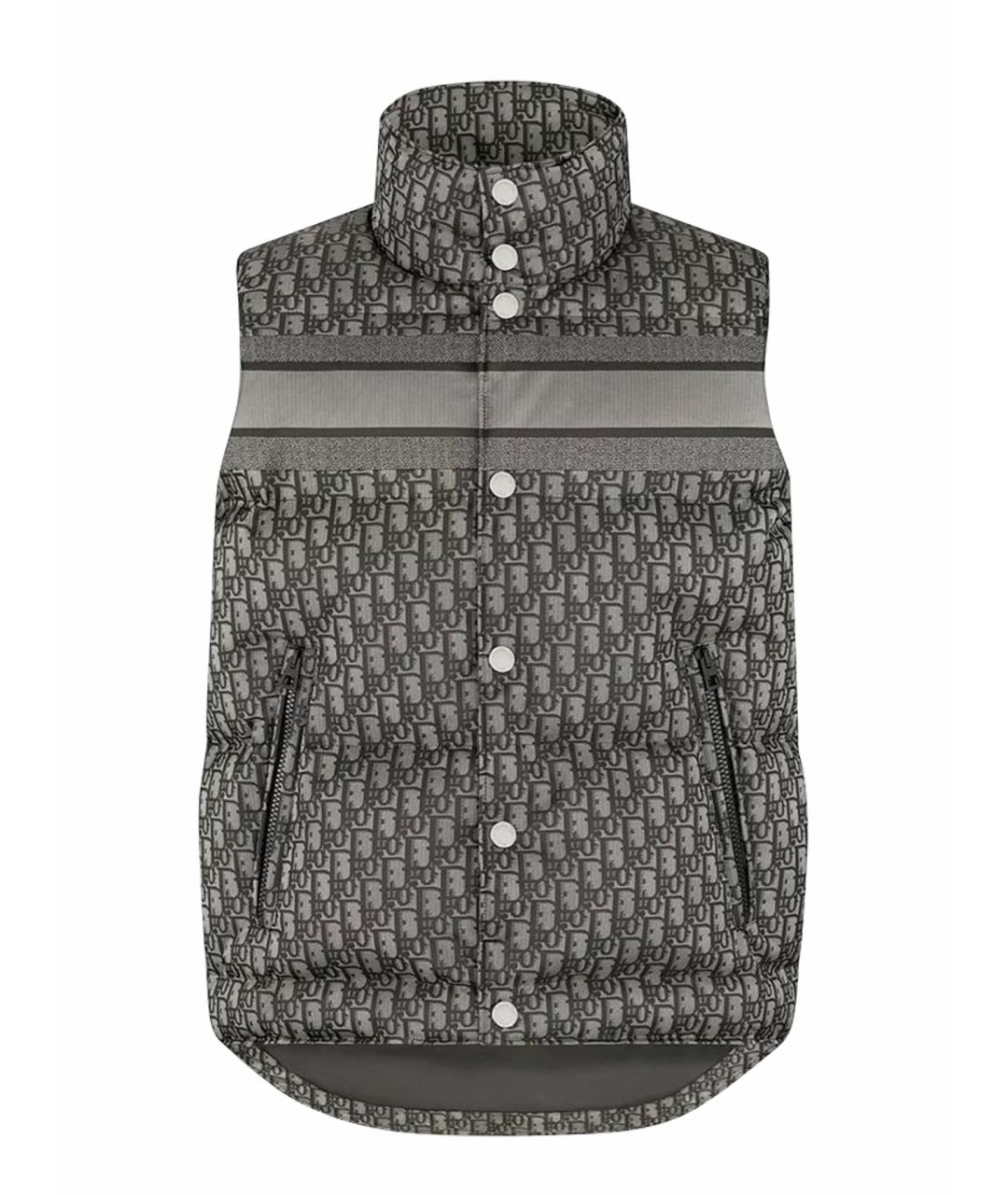 CHRISTIAN DIOR Серый полиэстеровый жилет, фото 1