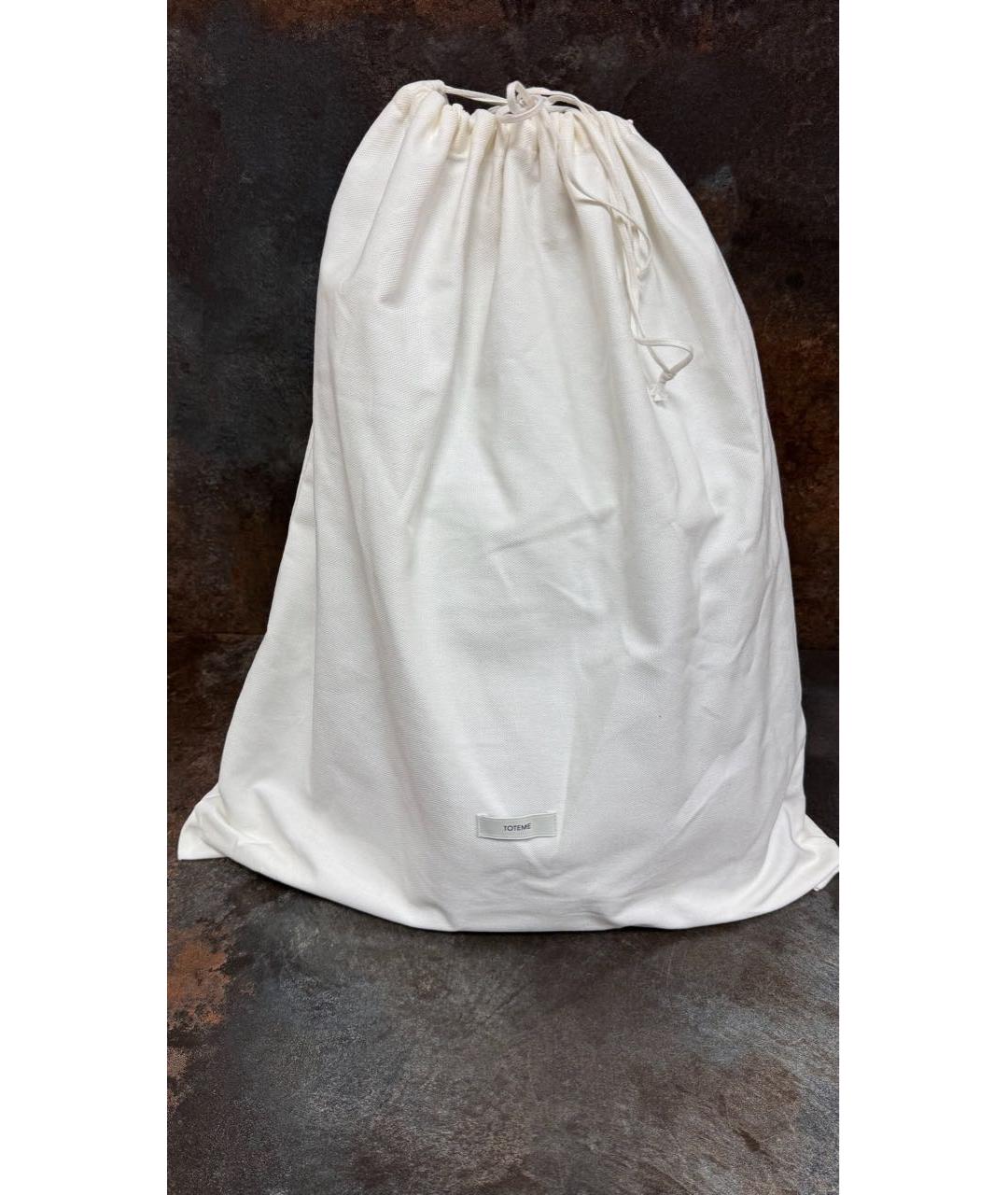 TOTEME Коричневая кожаная сумка тоут, фото 4