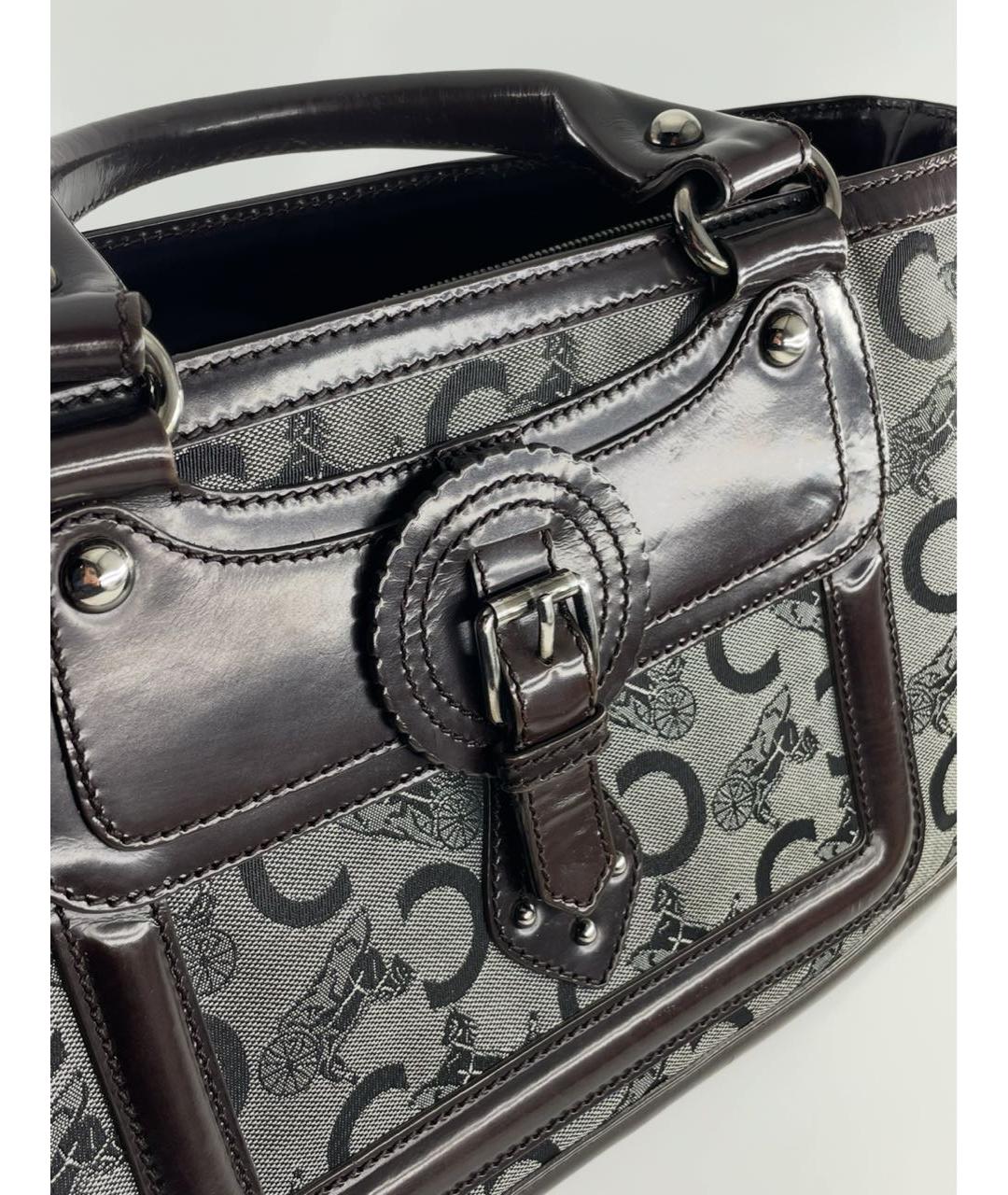 CELINE Деним сумка с короткими ручками, фото 5