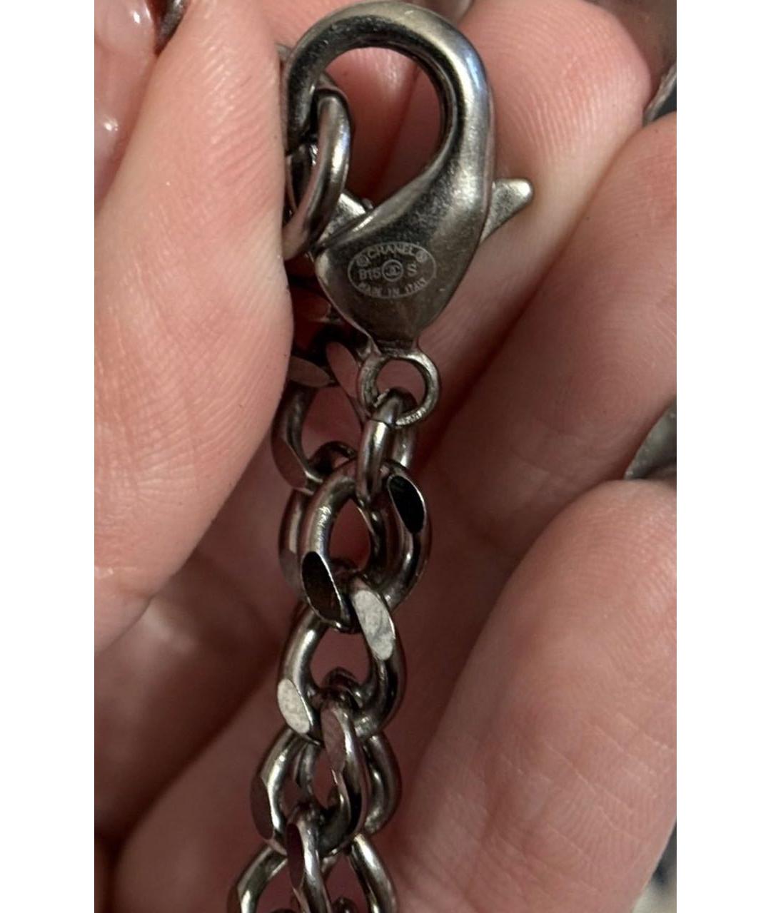 CHANEL Серебрянный металлический кулон, фото 5