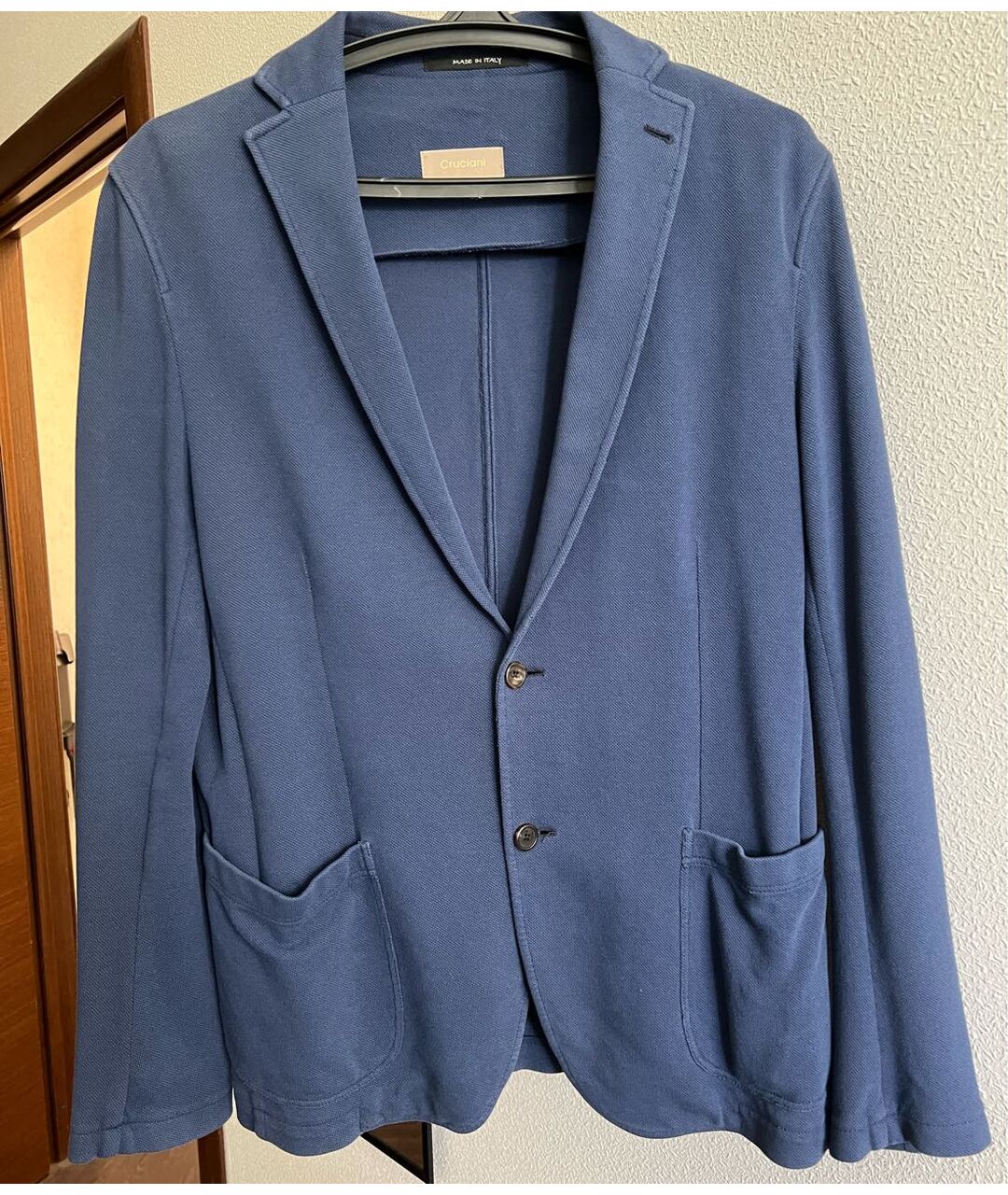 CRUCIANI Синий хлопковый пиджак, фото 9