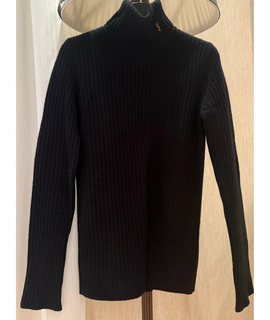 SAINT LAURENT Черная блузы, фото 5