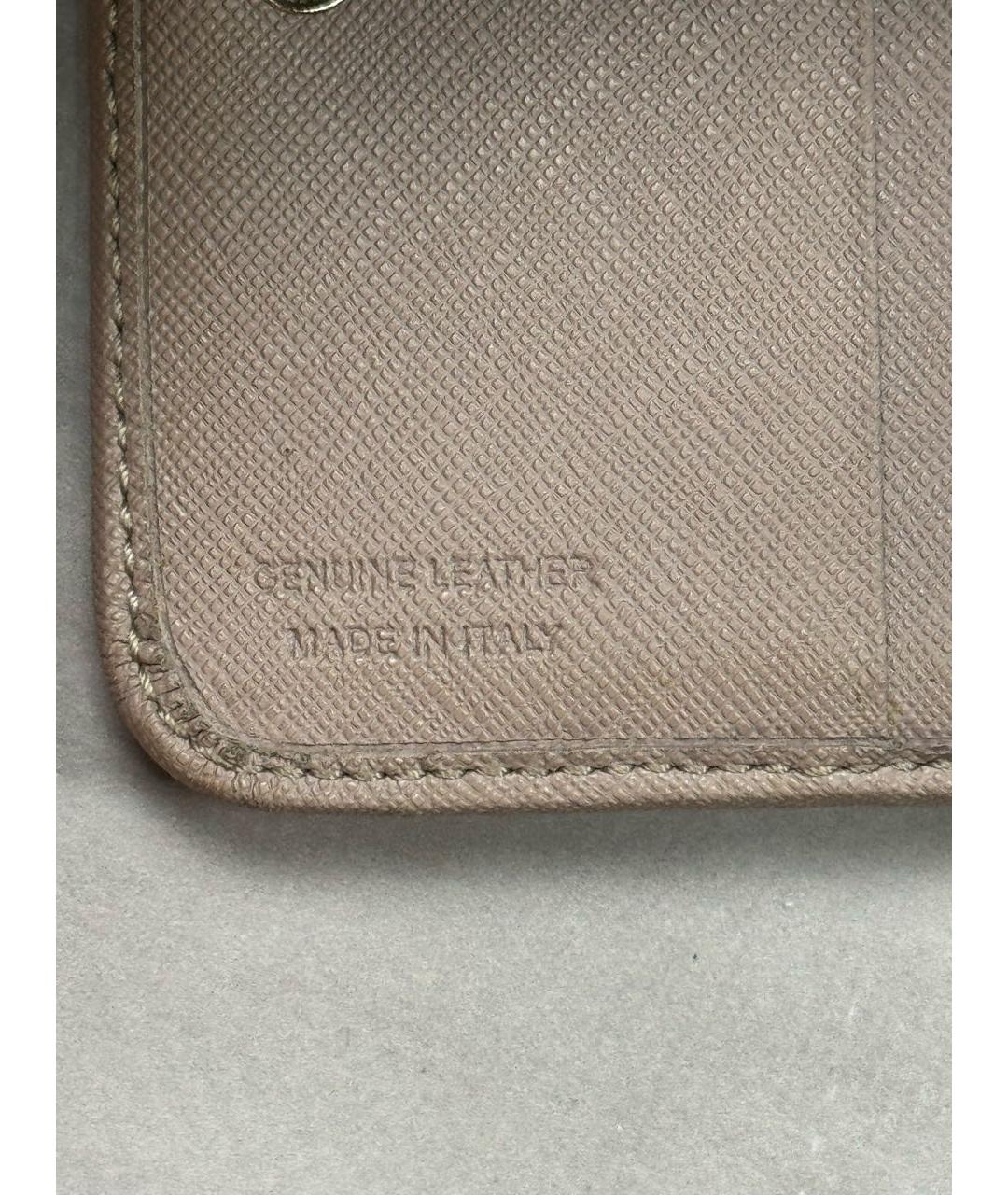 VIVIENNE WESTWOOD Коралловый кожаный кошелек, фото 6