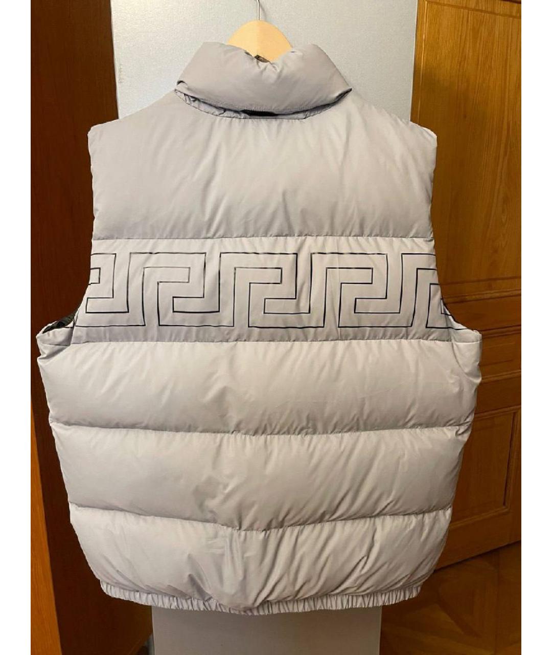 VERSACE Серый полиэстеровый жилет, фото 2