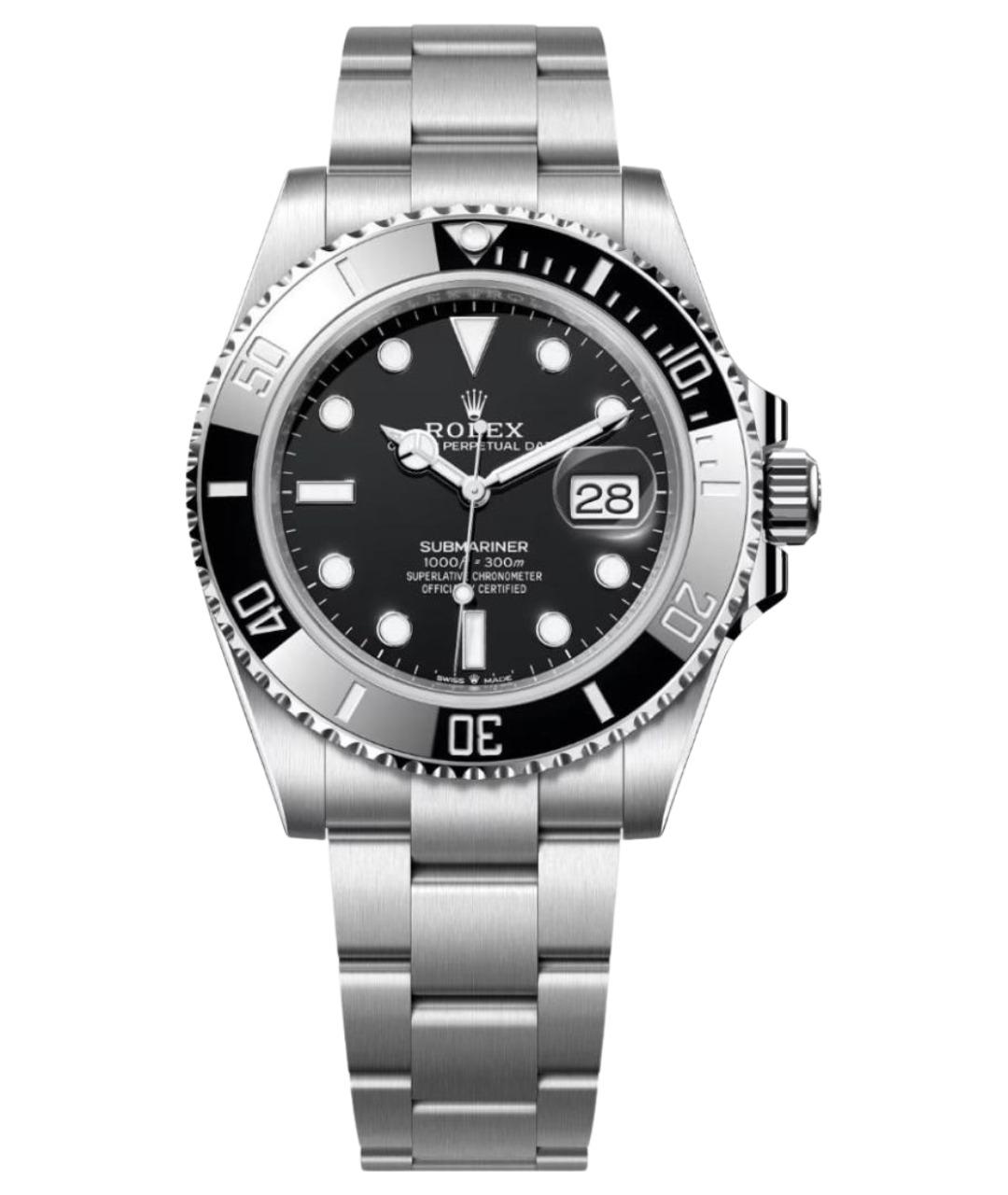 ROLEX Серебряные часы, фото 1