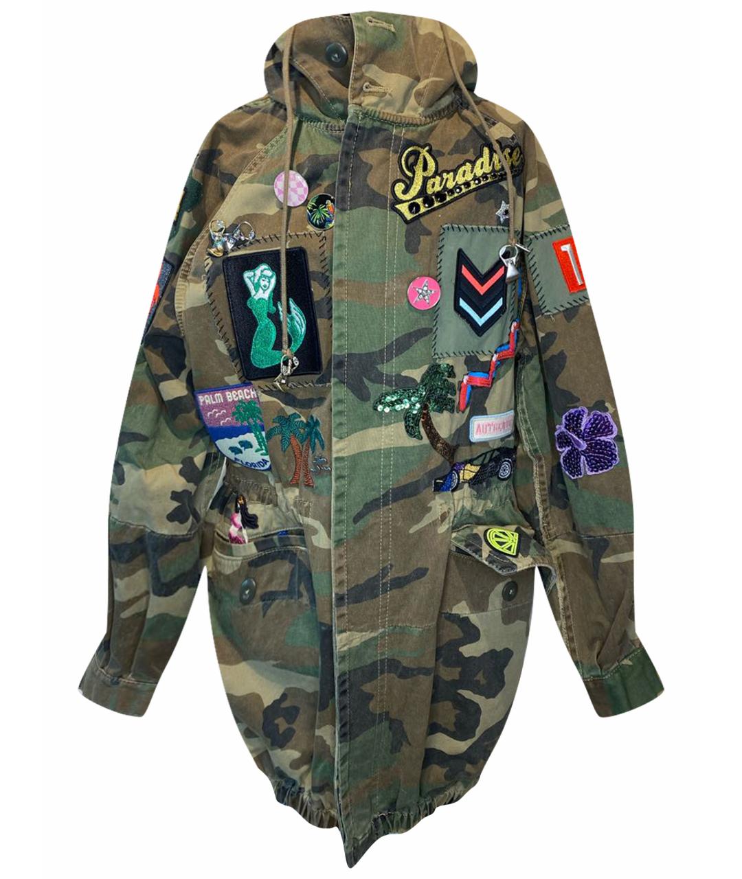 MARC JACOBS Хаки хлопковая парка, фото 1