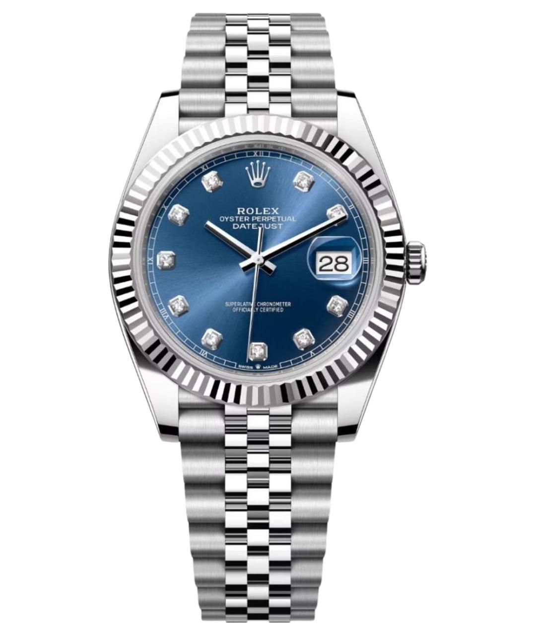 ROLEX Серебряные часы из белого золота, фото 1