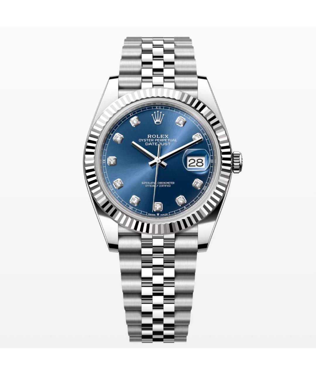 ROLEX Серебряные часы из белого золота, фото 2