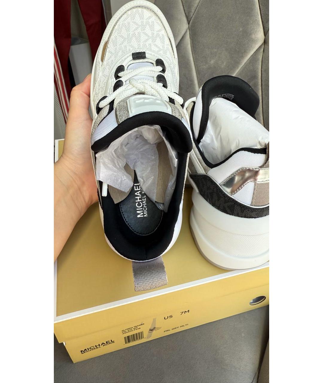 MICHAEL KORS Серые кроссовки, фото 8
