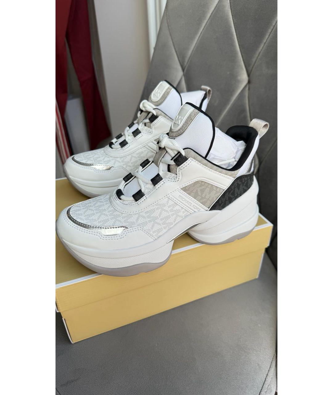 MICHAEL KORS Серые кроссовки, фото 2