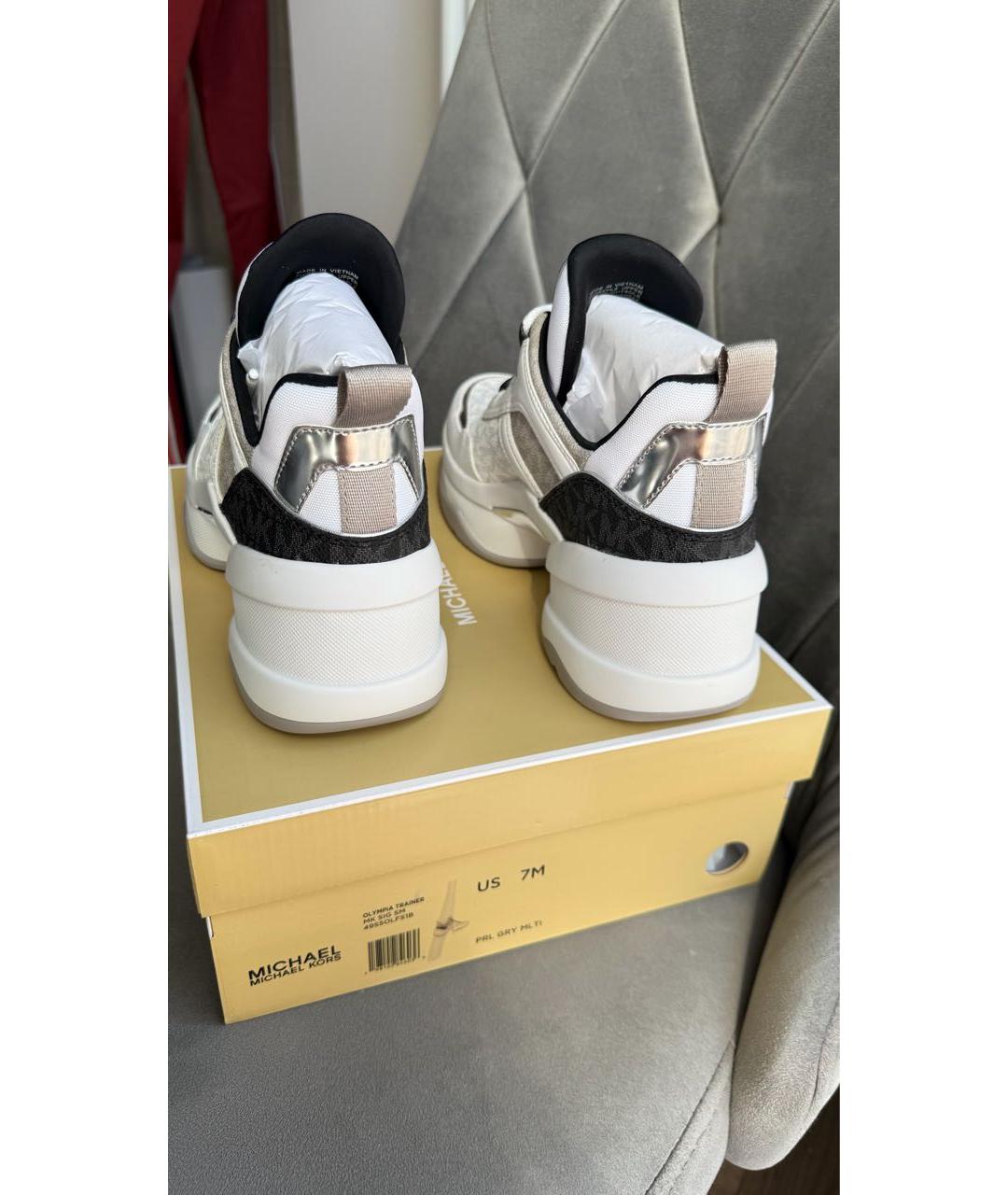 MICHAEL KORS Серые кроссовки, фото 4