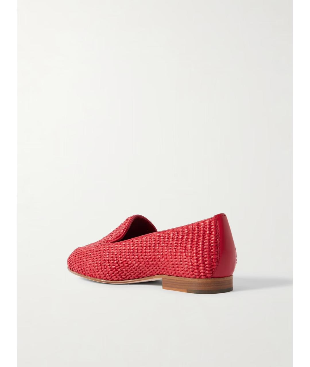 MANOLO BLAHNIK Красные лоферы, фото 4