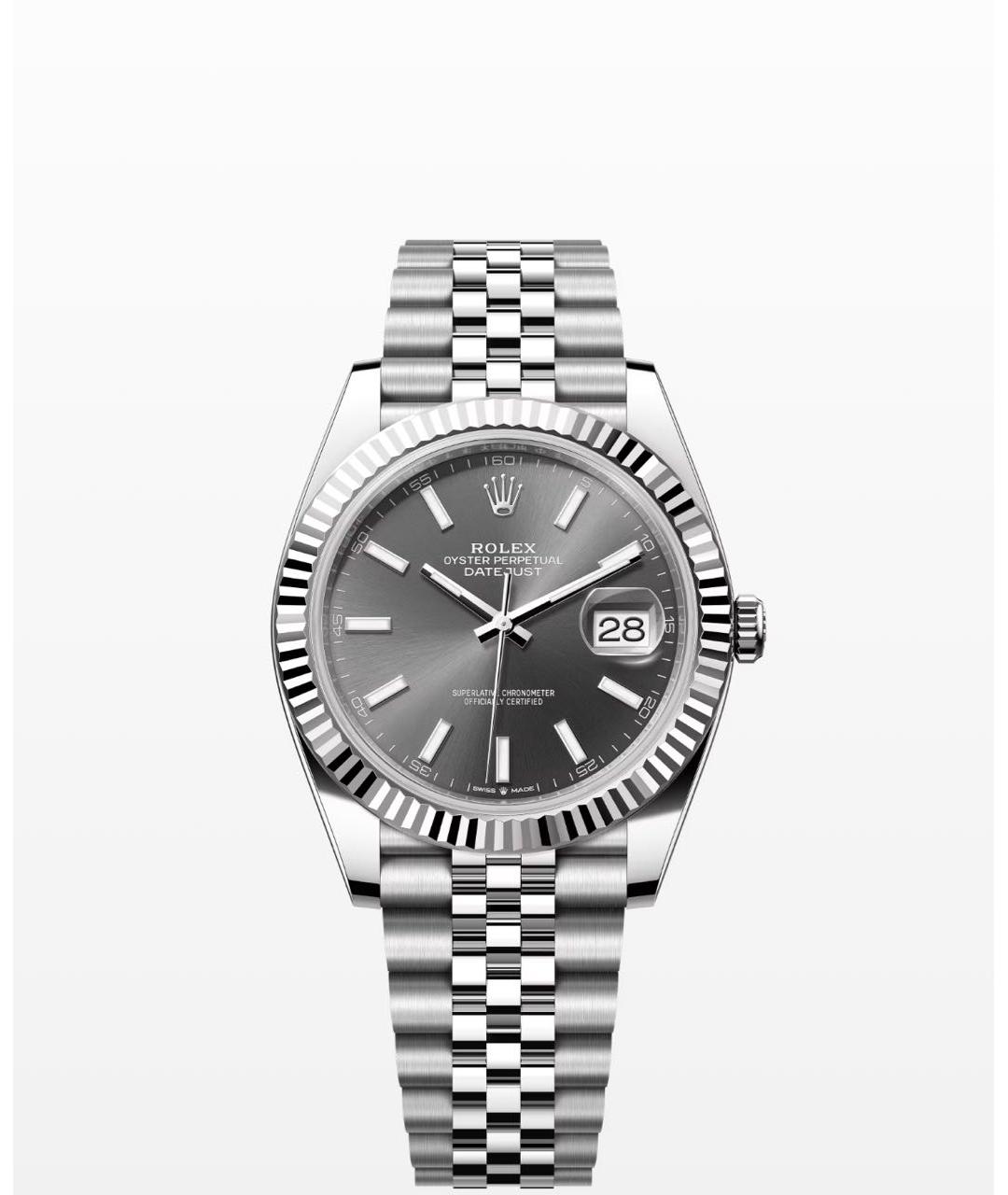 ROLEX Серебряные часы из белого золота, фото 2