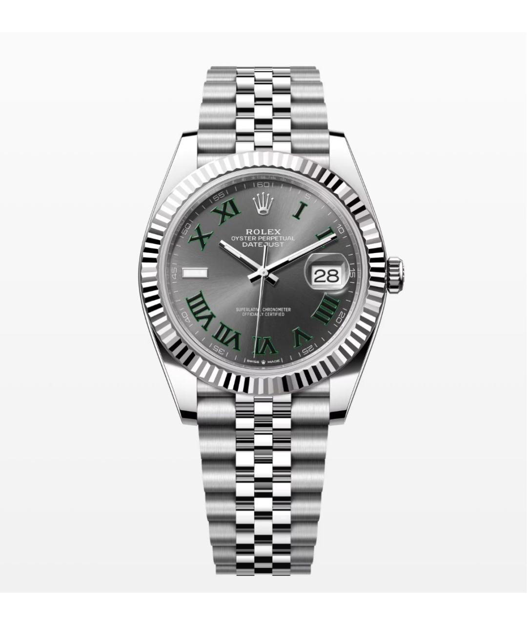 ROLEX Серебряные часы из белого золота, фото 3