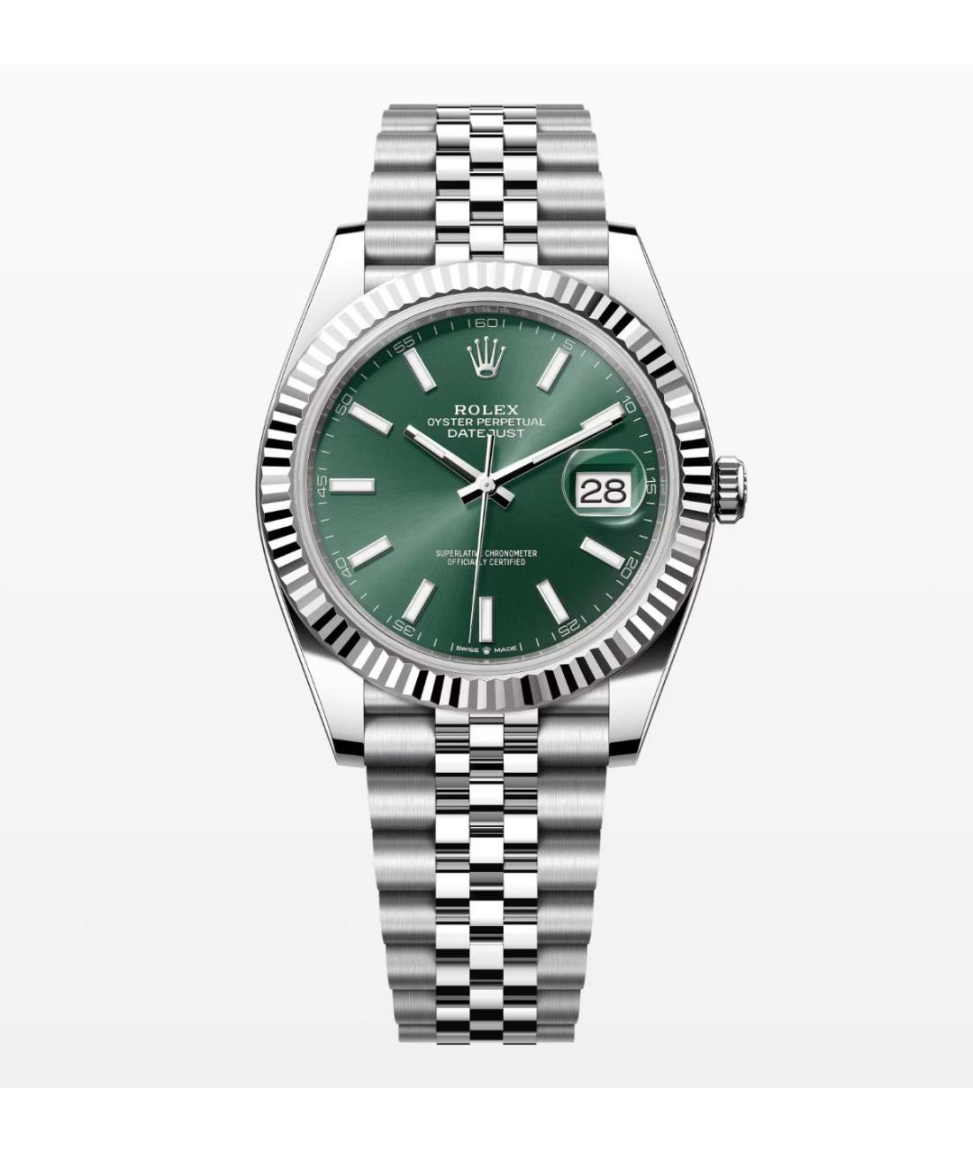 ROLEX Серебряные часы из белого золота, фото 2