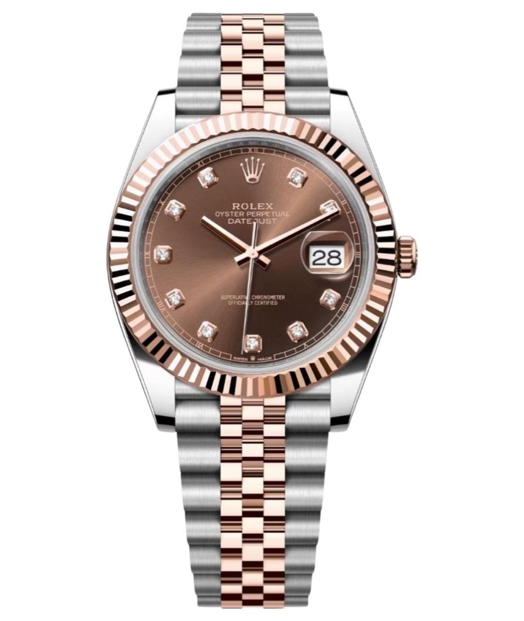 ROLEX Серебряные часы, фото 1