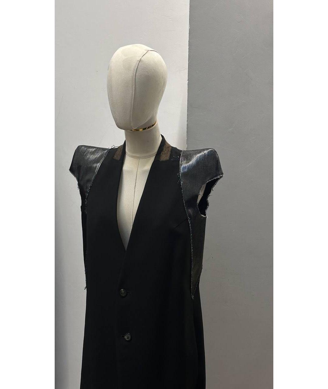 RICK OWENS Черный жилет, фото 3