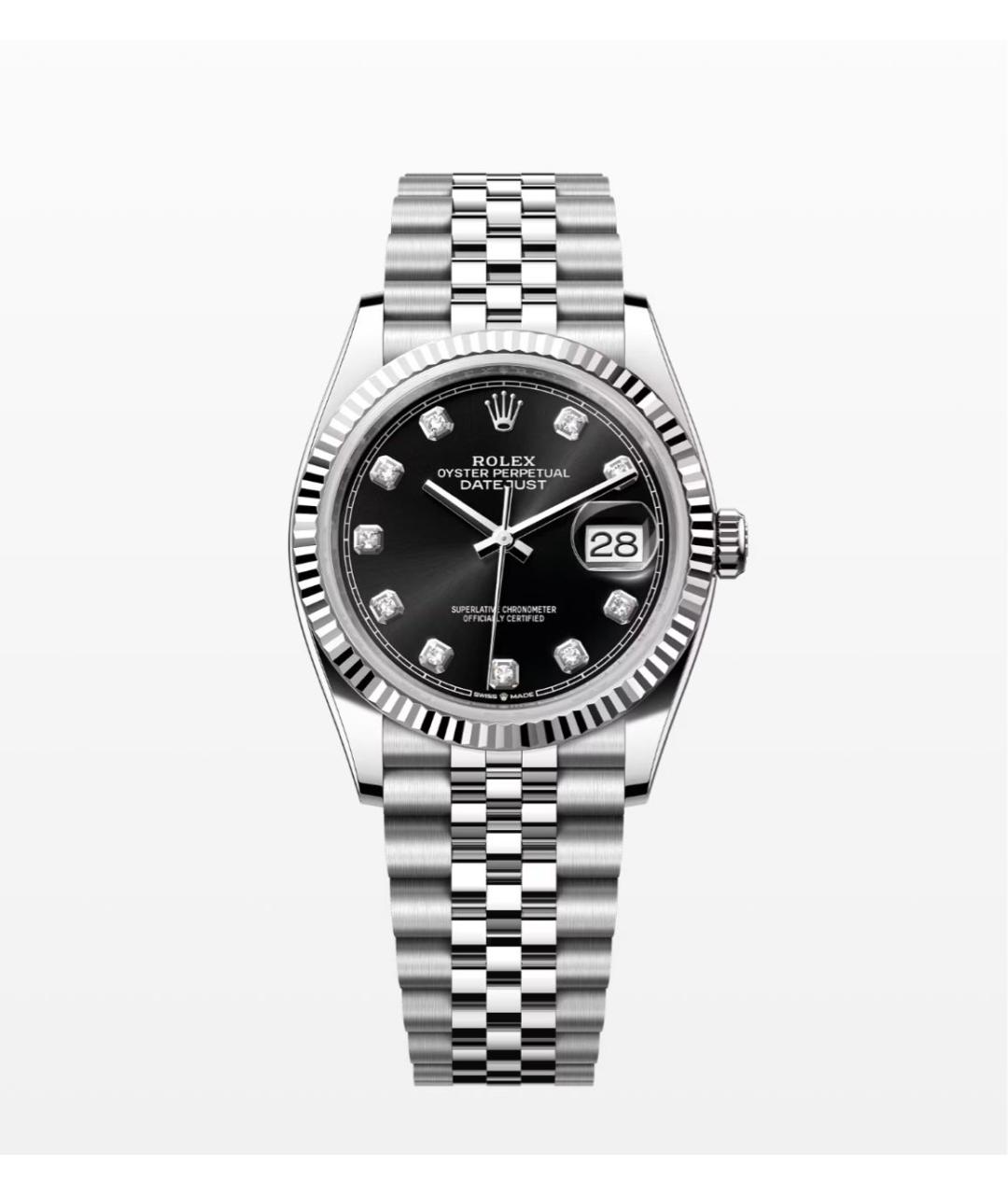ROLEX Серебряные часы из белого золота, фото 2