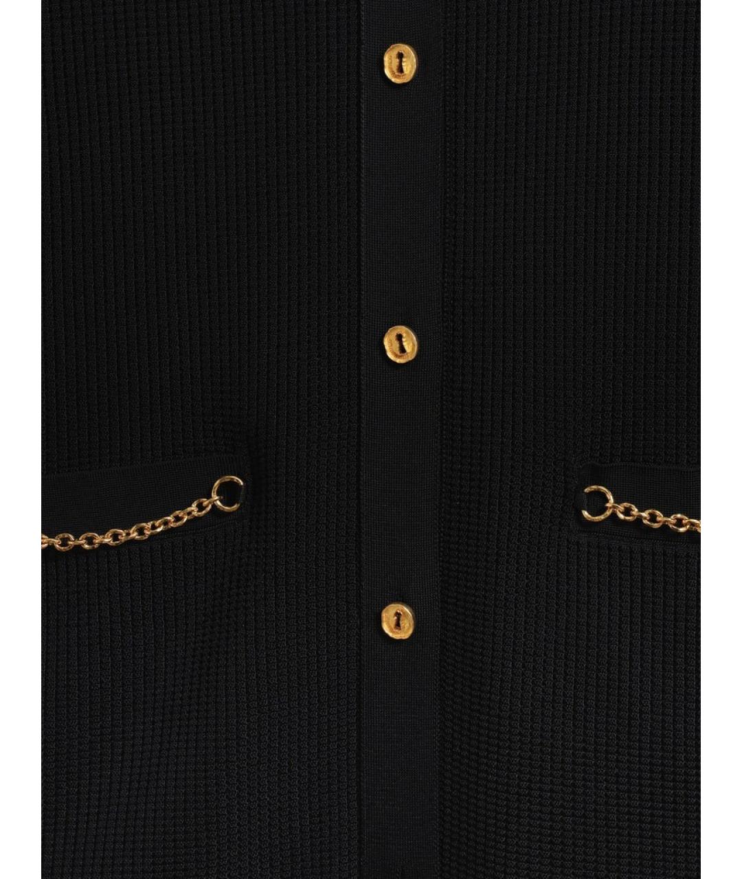 SCHIAPARELLI Черная вискозная рубашка, фото 3