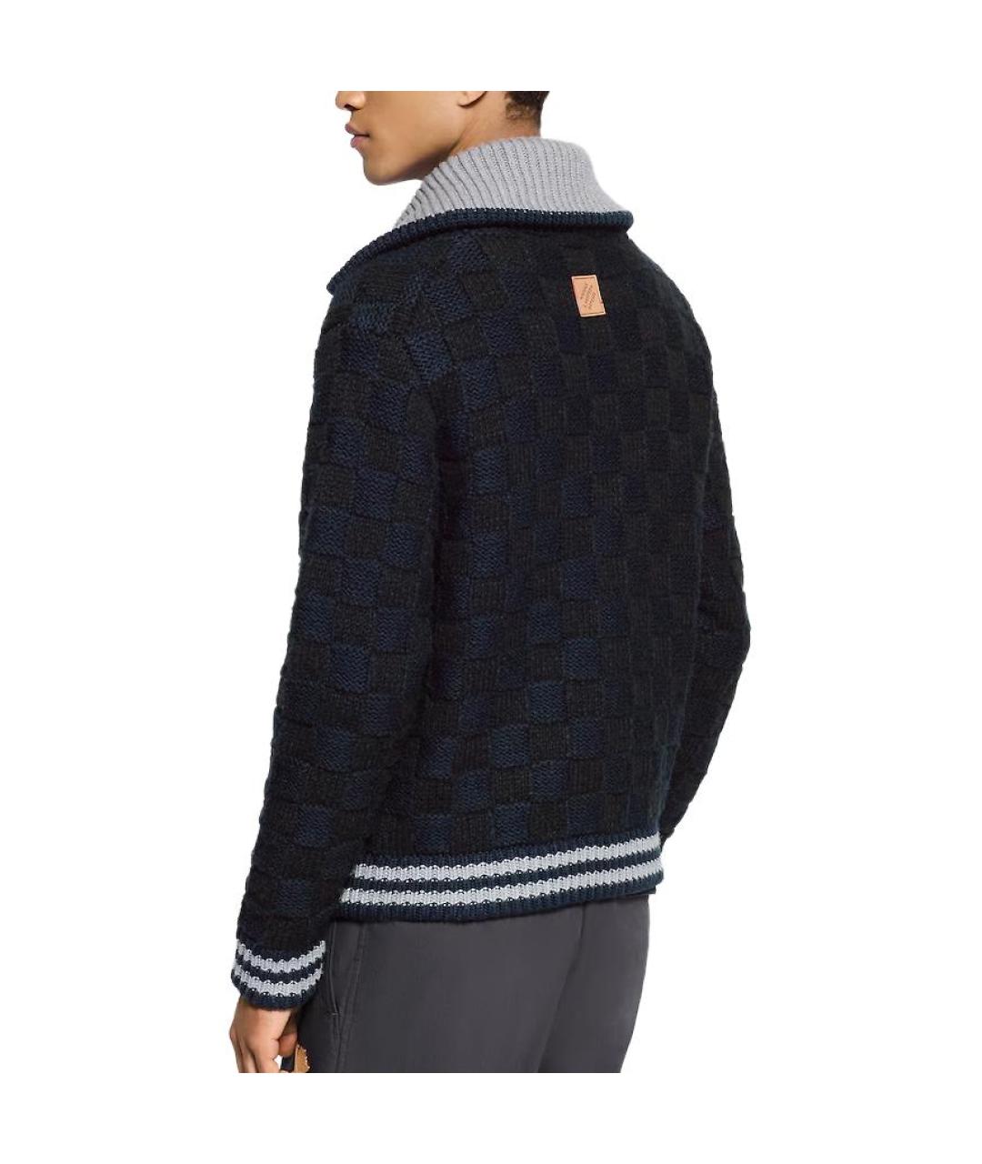 LOUIS VUITTON Темно-синий кардиган, фото 3