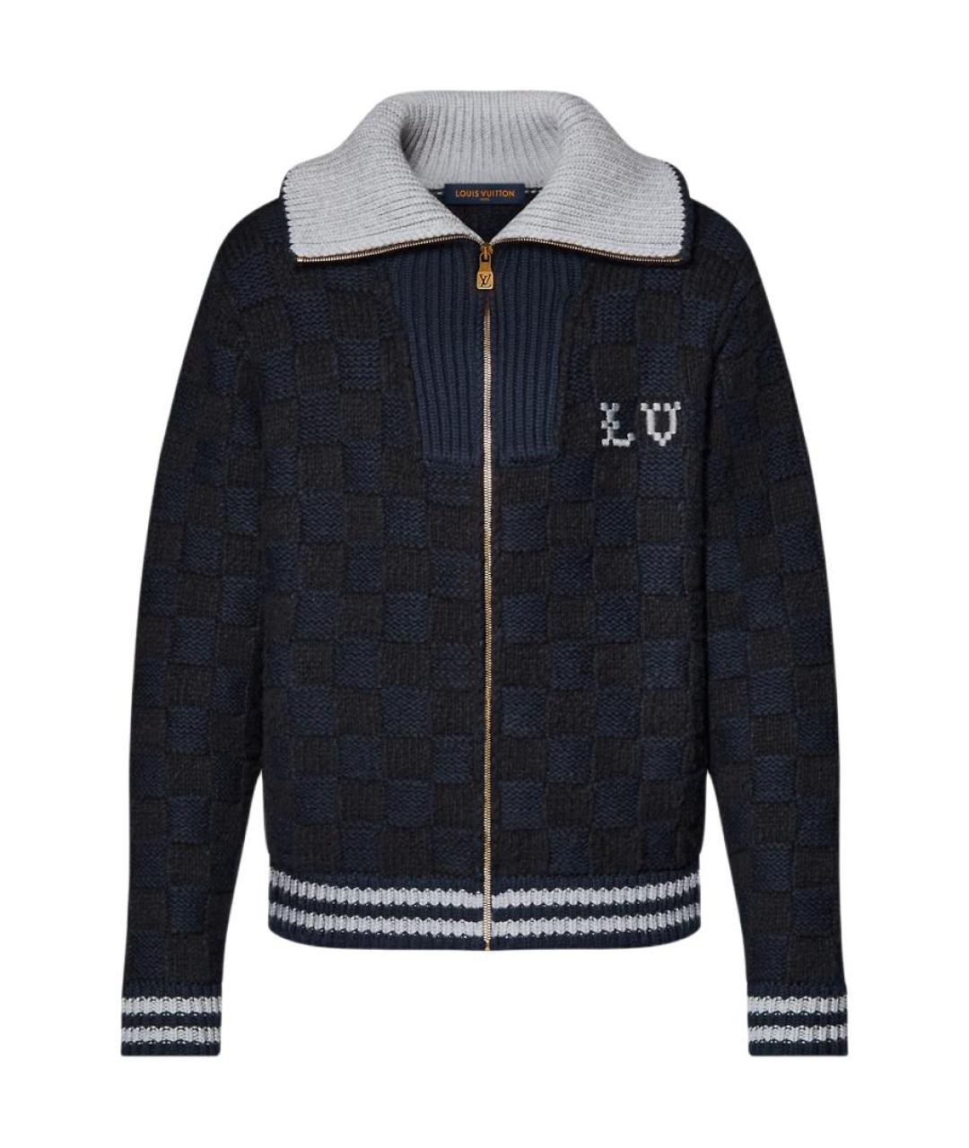 LOUIS VUITTON Темно-синий кардиган, фото 1