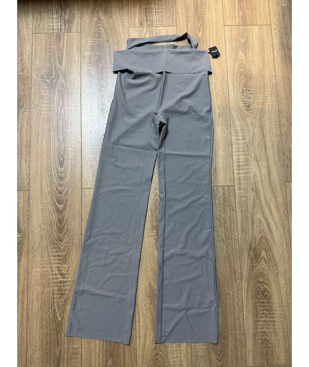 KHY Антрацитовые прямые брюки, фото 2