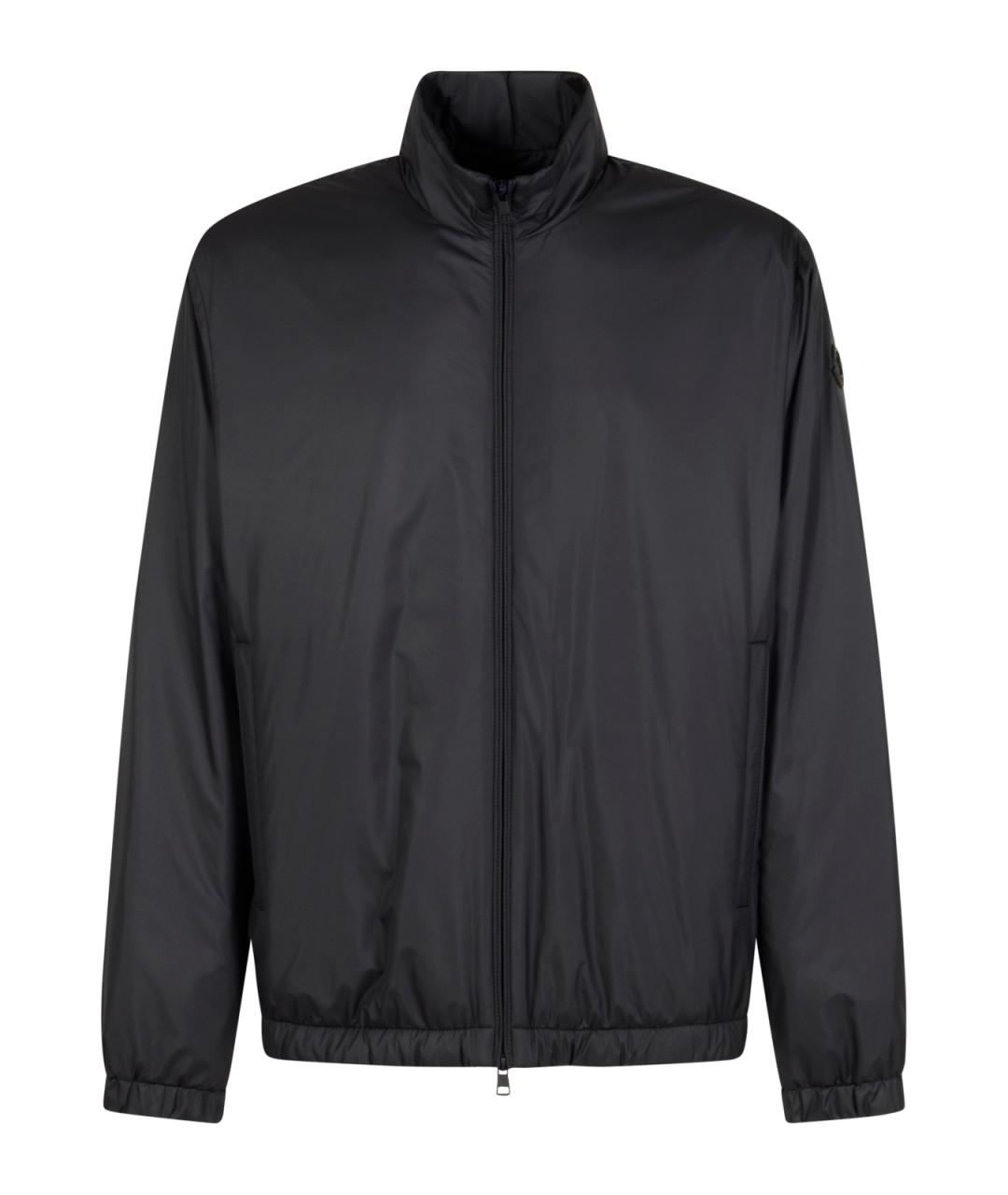 MONCLER Черная синтетическая куртка, фото 1