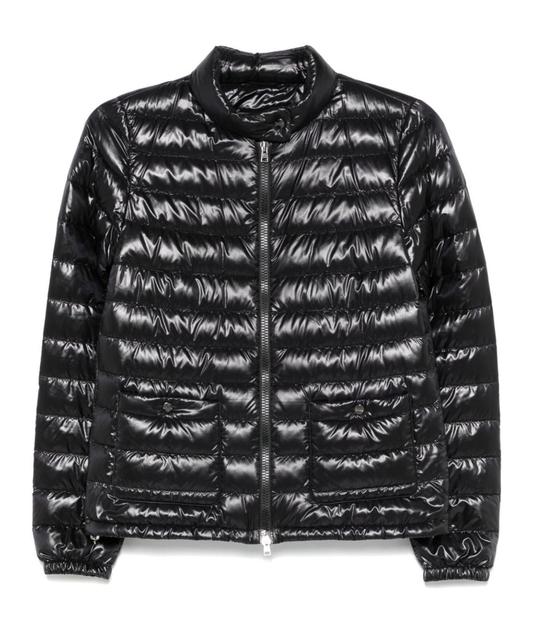 HERNO Черная полиамидовая куртка, фото 1