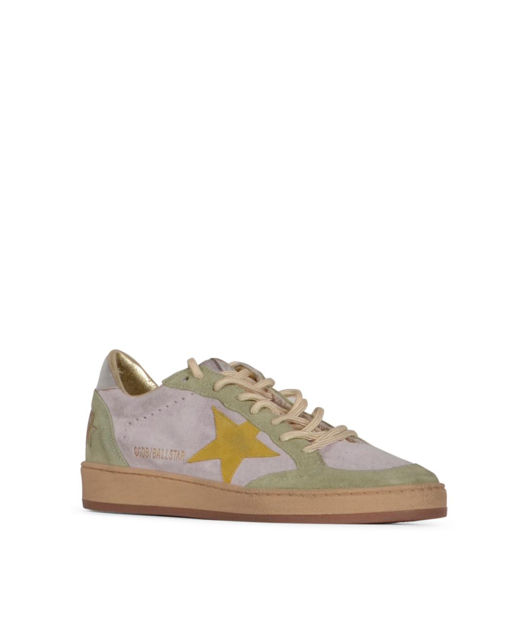 GOLDEN GOOSE DELUXE BRAND Мульти замшевые кеды, фото 2