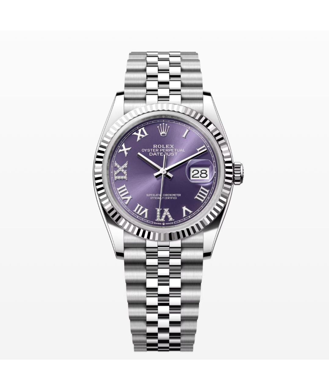 ROLEX Серебряные часы из белого золота, фото 3