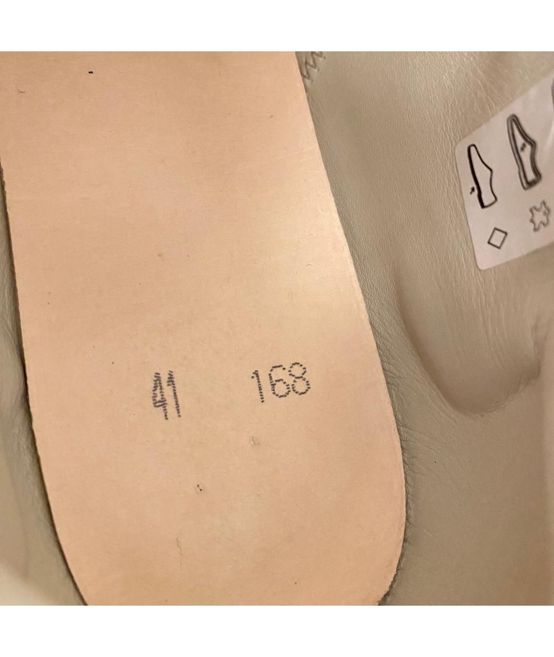 MAISON MARGIELA Серые низкие кроссовки / кеды, фото 7