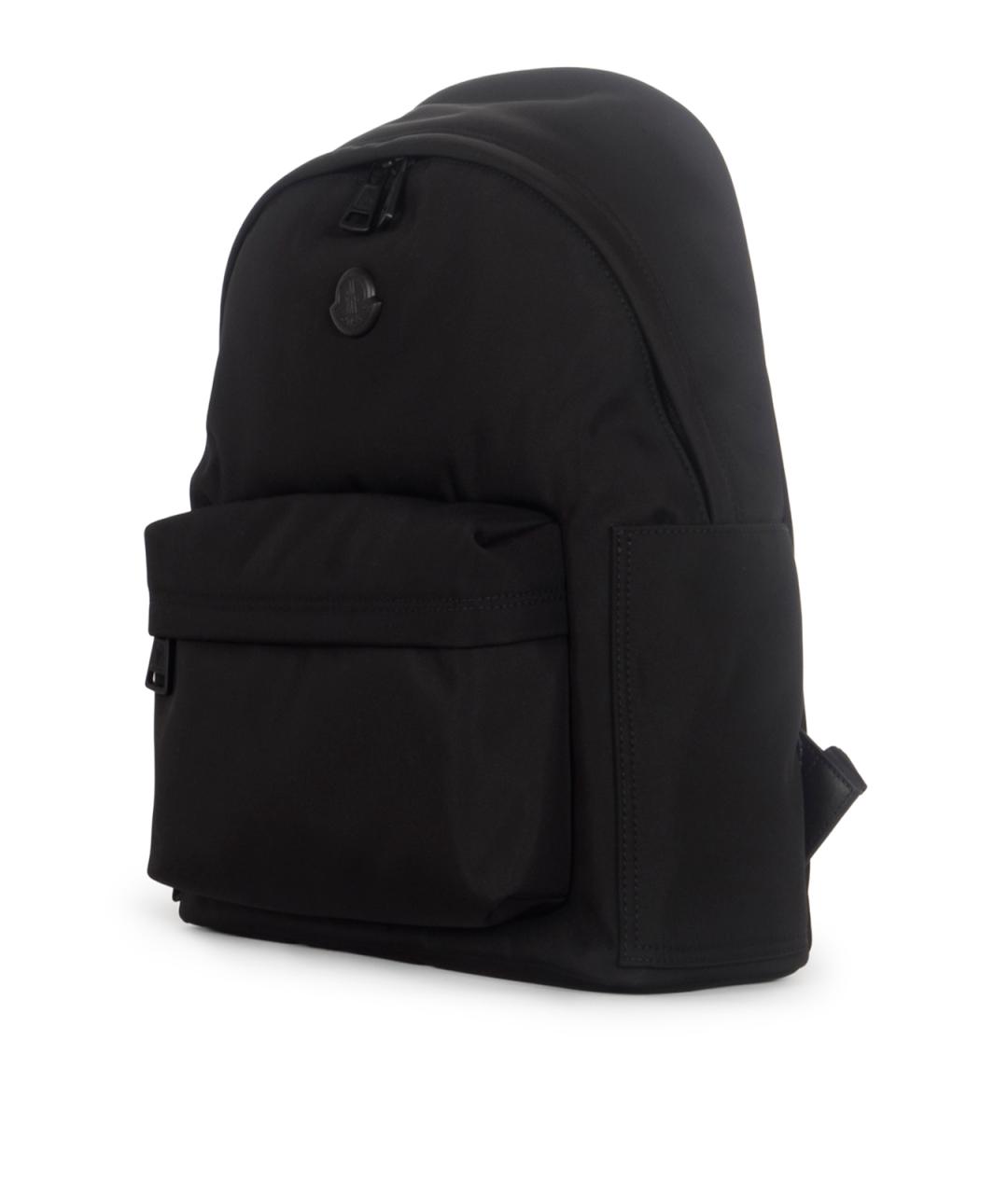 MONCLER Черный синтетический рюкзак, фото 2