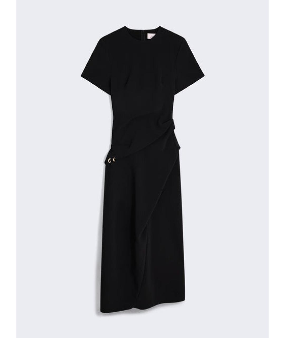 SCHIAPARELLI Черное вискозное вечернее платье, фото 3