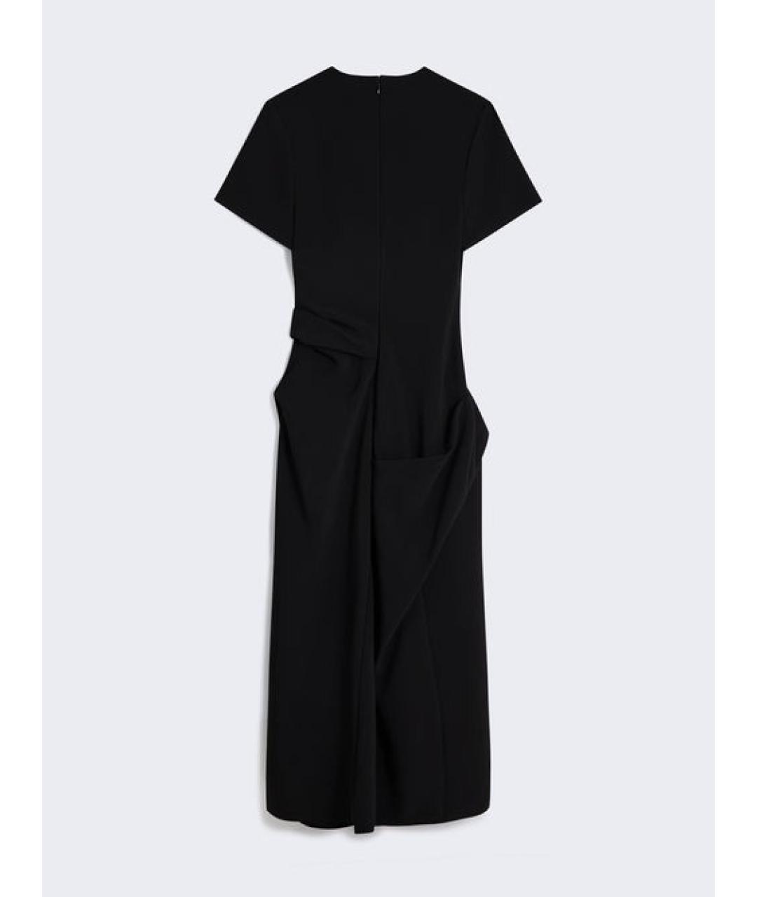 SCHIAPARELLI Черное вискозное вечернее платье, фото 2