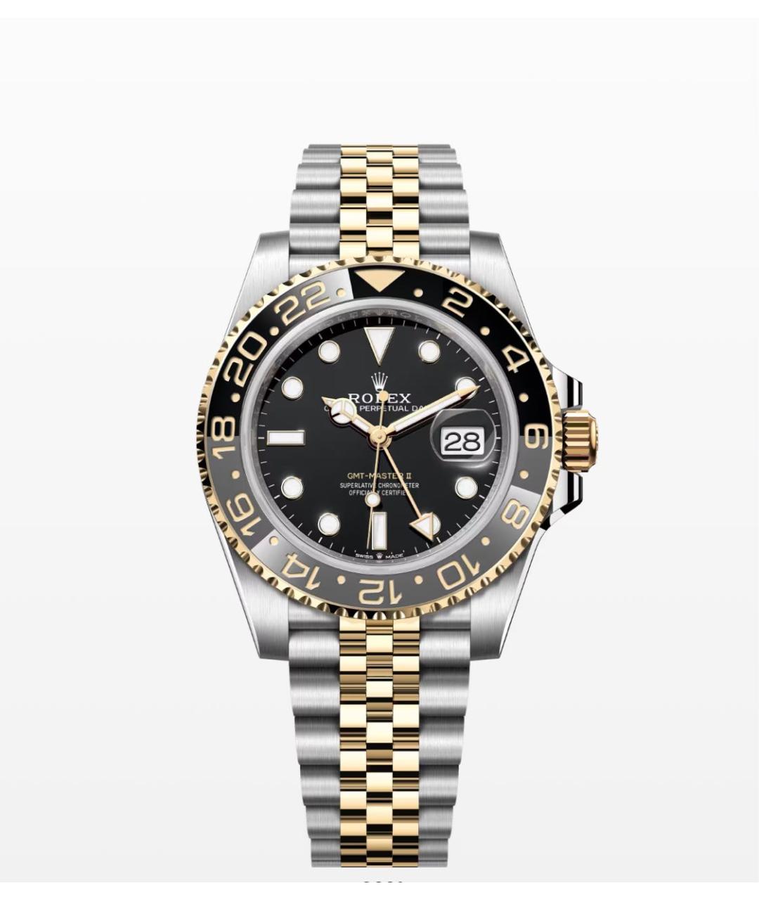 ROLEX Серебряные часы из желтого золота, фото 3