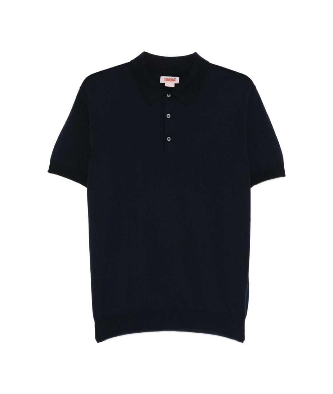 BARACUTA Темно-синее поло с коротким рукавом, фото 1