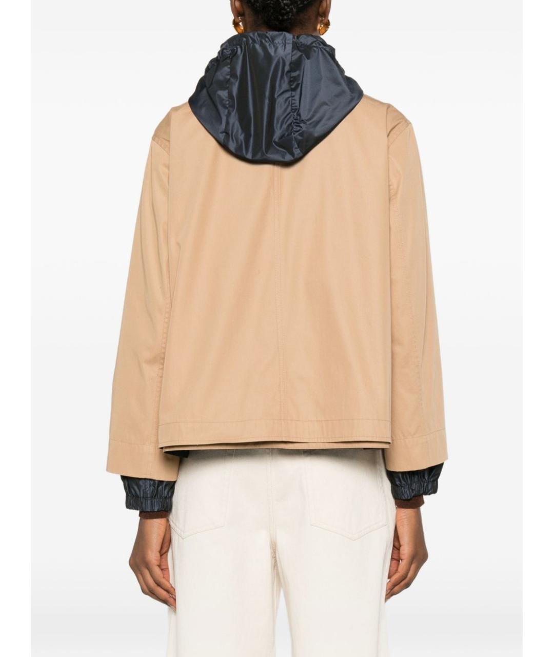 HERNO Бежевая хлопковая куртка, фото 3