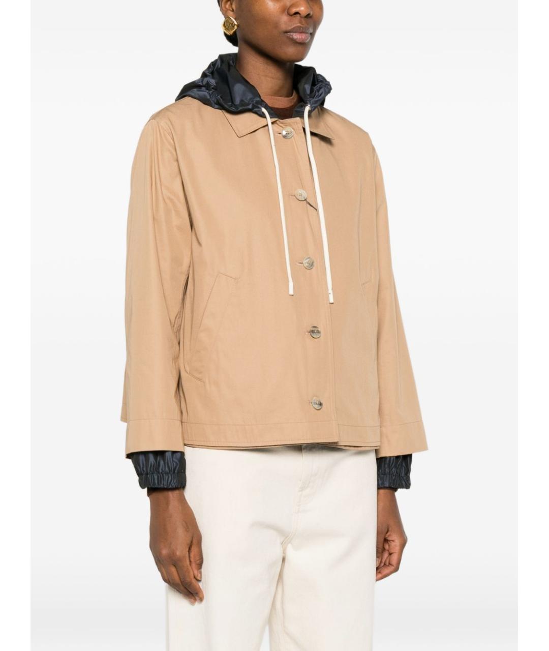 HERNO Бежевая хлопковая куртка, фото 5