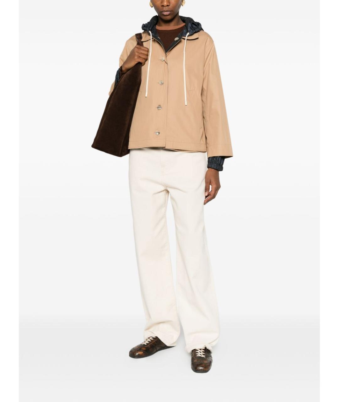 HERNO Бежевая хлопковая куртка, фото 4