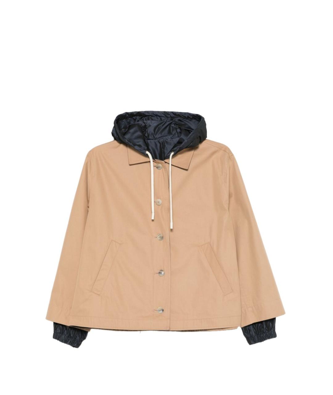 HERNO Бежевая хлопковая куртка, фото 1