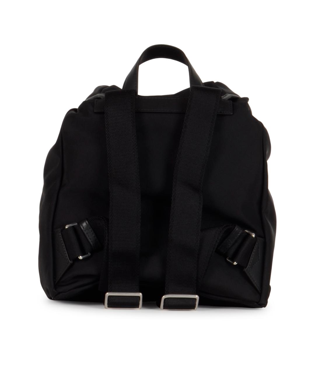 MONCLER Черный синтетический рюкзак, фото 3