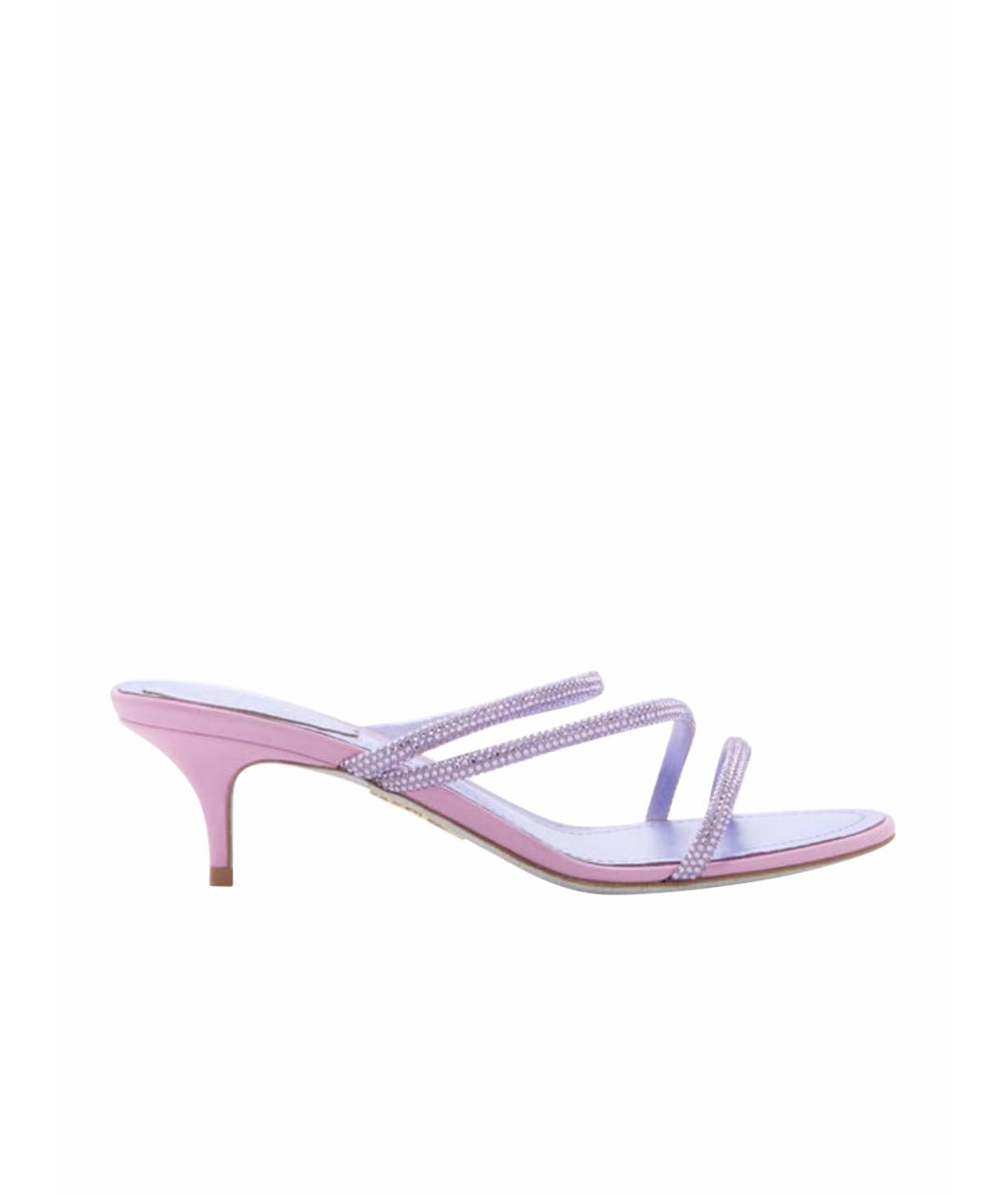 RENE CAOVILLA Фиолетовые босоножки, фото 1